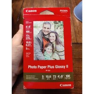 Canon Pixma PP-201 Photo Paper Plus Glossy II 4x6 inch - 99 Sheets
